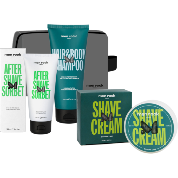 Men Rock Routine Goals Daily Grooming Kit reisi nahahoolduskomplekt meestele