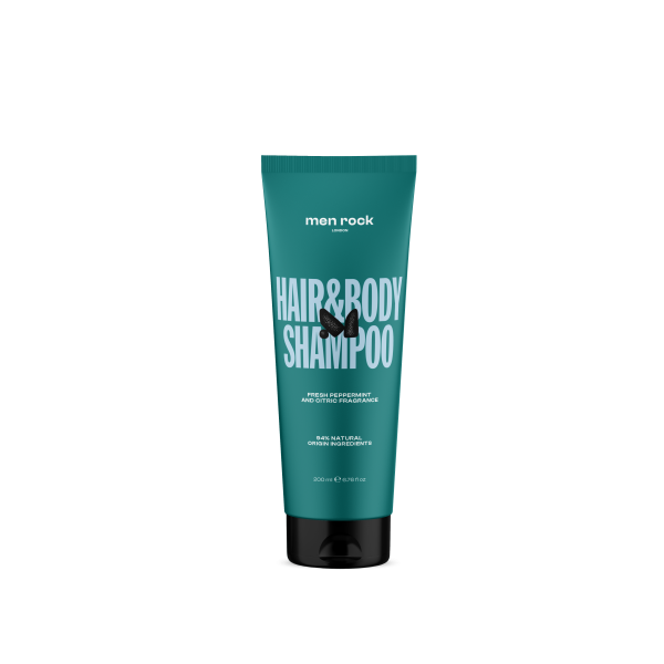 Men Rock Hair&Body Shampoo Šampoon ja kehapesuvahend meestele, 200 ml