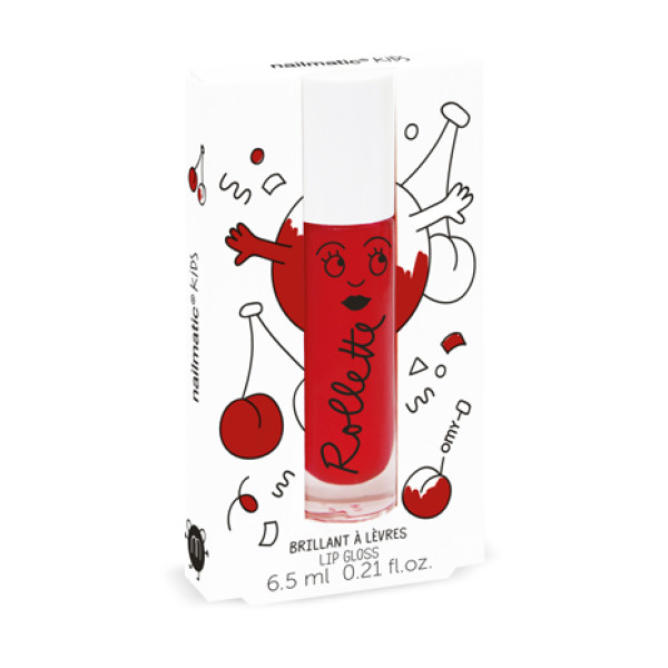 Nailmatic KIDS CHERRY Rollette huuleläige kirsimaitseline huuleläige, 6,5 ml