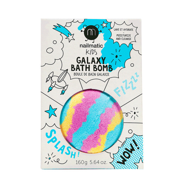 Nailmatic KIDS GALAXY Bath Bomb Vannimull, 160g