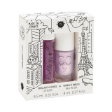 Nailmatic KIDS LOVELY CITY Rollette Nail Polish Duo komplekt Küünelaki ja huuleläike komplekt, 1tk