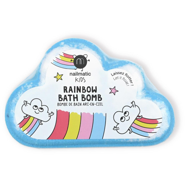 Nailmatic KIDS RAINBOW Bath Bomb Vannimull, 160g