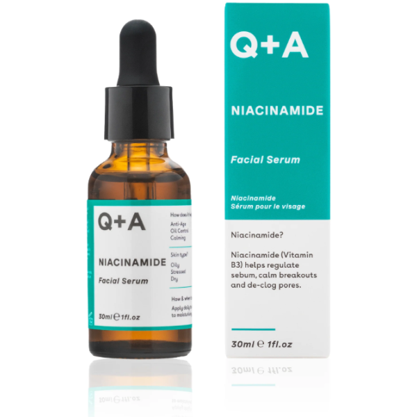 Q+A Niacinamide Facial Serum Niatsiinamiidiga näoseerum, 30 ml