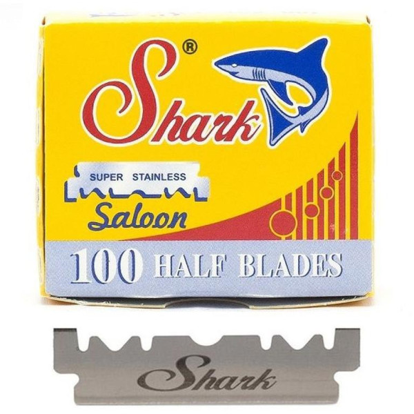 nõberu Shark Half Blades ühe teraga žiletiterad, 100 tk.