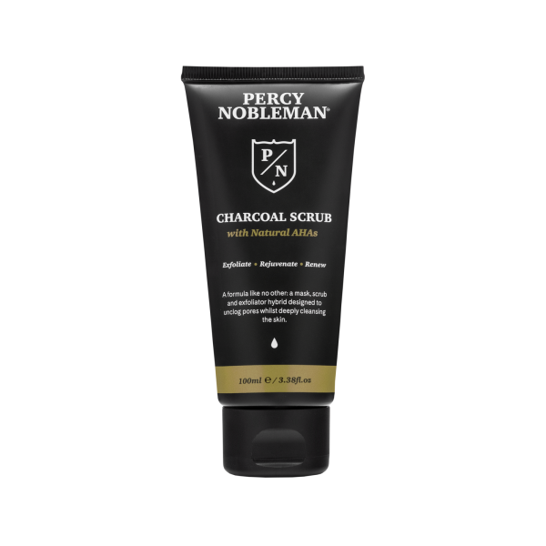 Percy Nobleman Charcoal Scrub Näokoorija söega, 100 ml