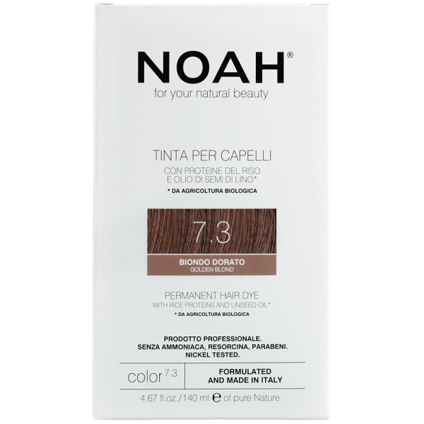 Noah Permanent Hair Dye 7.3 Golden Blond Püsijuuksevärv, 140 ml