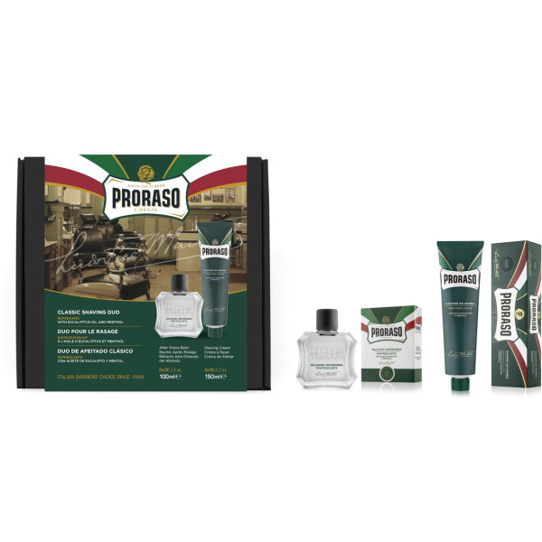 Proraso Duo Pack Refresh Raseerimiskreem & Balm Raseerimiskomplekt, 1 tk