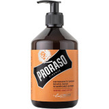 Proraso Wood & Spice Beard Wash habemešampoon, 500 ml