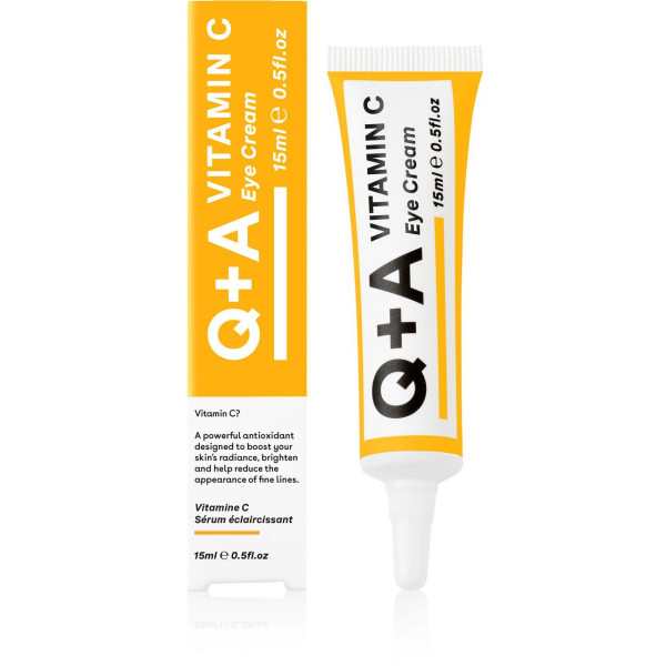 Q+A Vitamin C Eye Cream Silmaümbruskreem C-vitamiiniga, 15 ml