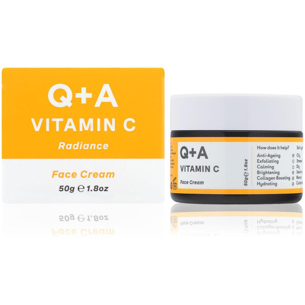 Q+A Vitamiin C Radiance Face Cream sära andev näokreem, 50 g