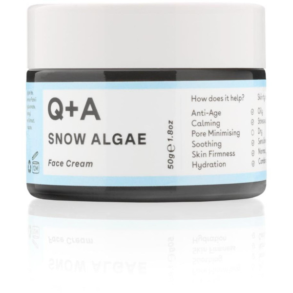 Q+A Snow Algae Intensive Face Cream Intensiivne toitev näokreem, 50g