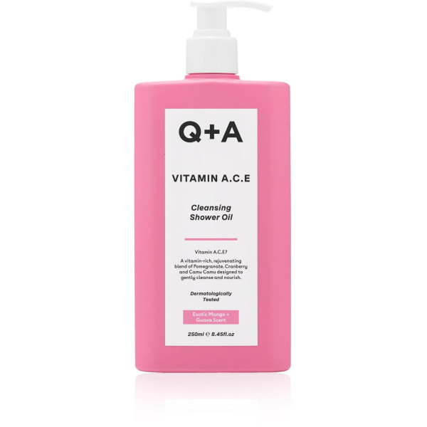 Q+A Vitamin ACE Cleansing Shower OIl Cleansing dušiõli, 250 ml