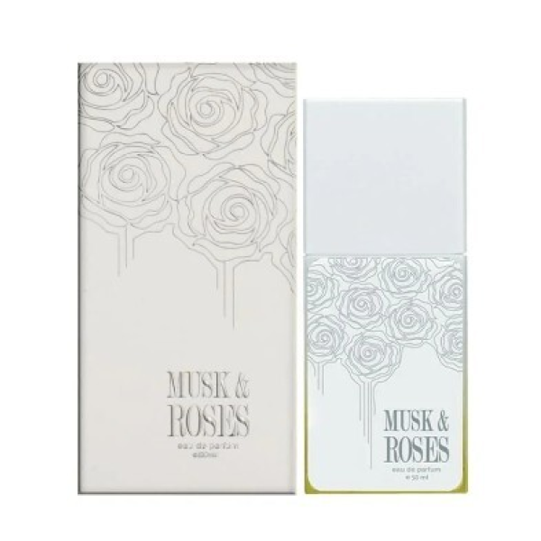 Ahmed Al Maghribi Musk & Roses EDP lõhnastatud vesi naistele, 75 ml