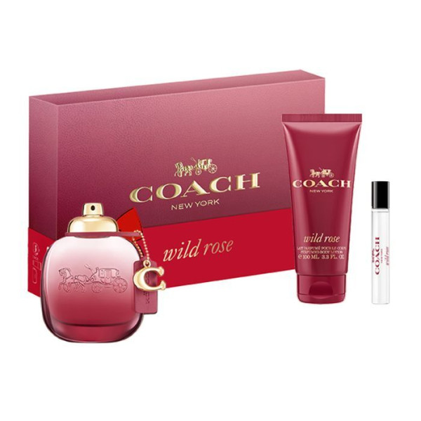 Coach Wild Rose EDP lõhnastatud vesi naistele, 90 ml + tělové mléko, 100 ml + EDP 7,5 ml