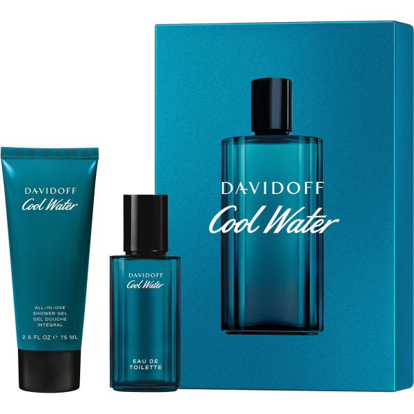 Davidoff Cool Water Man EDT tualettvesi meestele, 40 ml + shower gel, 75 ml