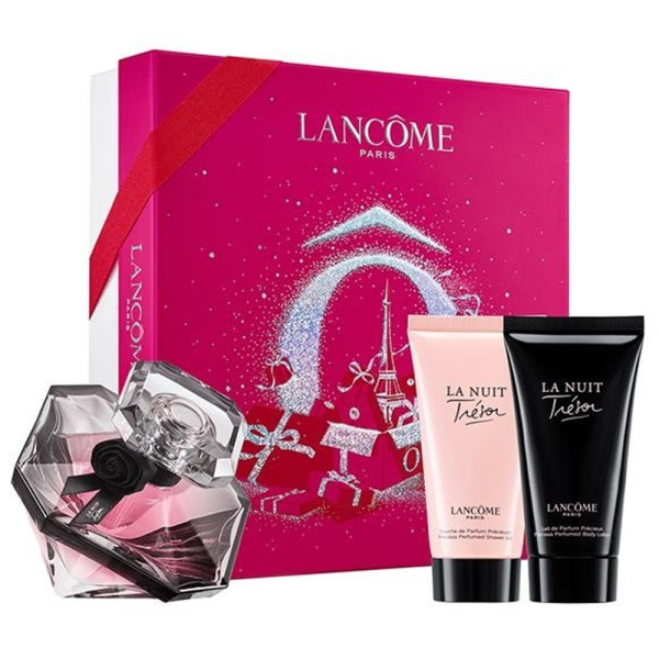 Lancome Tresor La Nuit komplekt naistele (EDP, 50 ml + kehakreem, 50 ml + dušigeel, 50 ml)