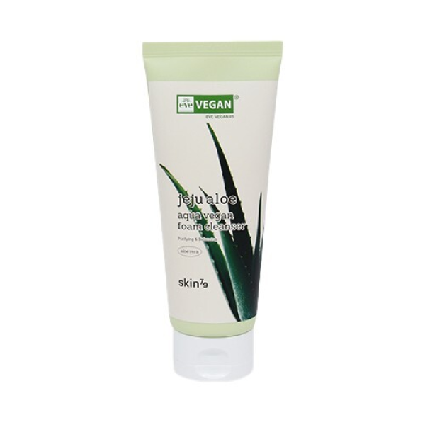 skin79 Jeju Aloe Aqua Vegan Foam Cleanser, 150 ml