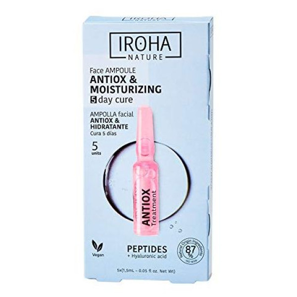 Peptiididega näoampullid Iroha Energy Antioxidant Treatment Ampoule Shot, 5 x 1,5 ml