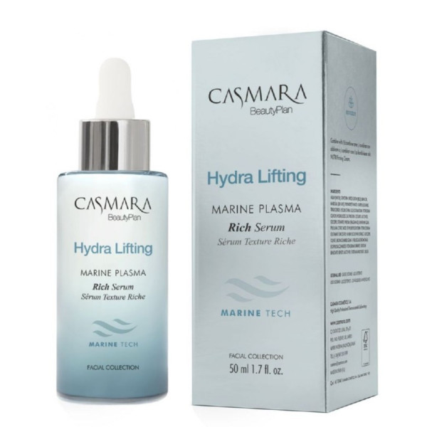 Pinguldav näoseerum Casmara Hydra Lifting Rich Serum, sobib küpsele, kuivale näonahale, 50 ml