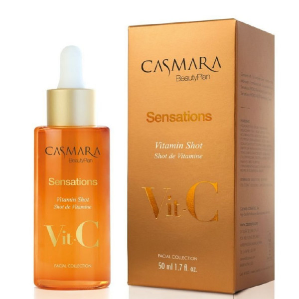 Näoseerum Casmara Sensations Vitamin C Shot seerum hüaluroonhappe ja mineraalidega, 50 ml