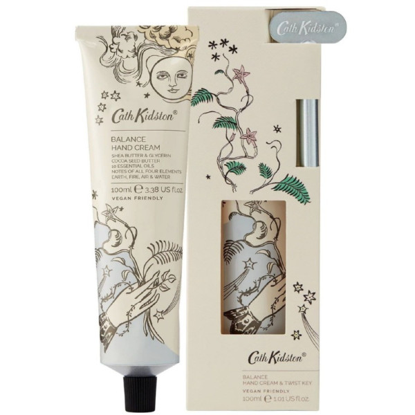 Kätekreem Heathcote & Ivory Cath Kidston Power To The Peaceful Hand Cream & Twist Key, 100 ml, kreemiklambriga