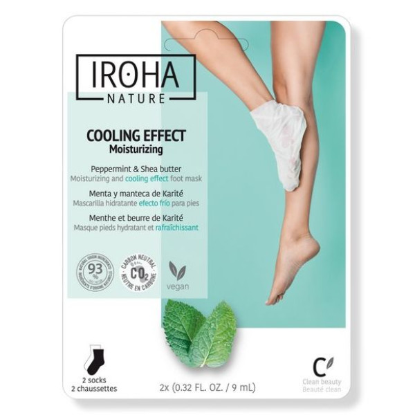 Jalamask Iroha Nature Relaxing Peppermint Foot Sokid piparmündiga, 1 paar