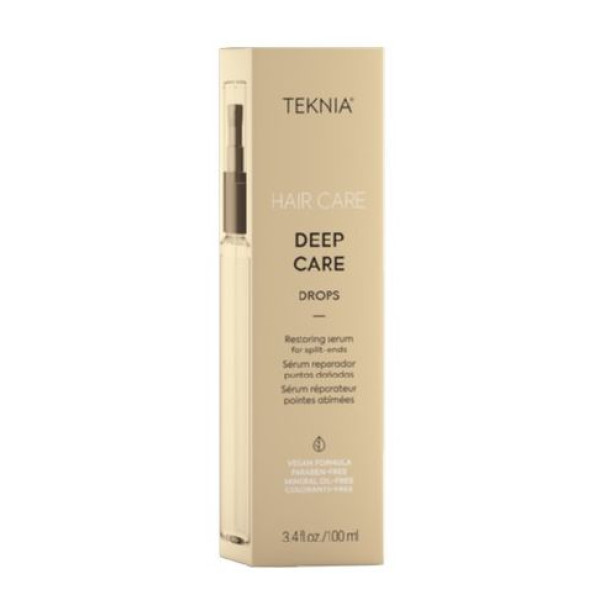 Lakme Teknia Deep Care Drops taastav juukseseerum kuivadele ja rabedatele juustele, 100 ml