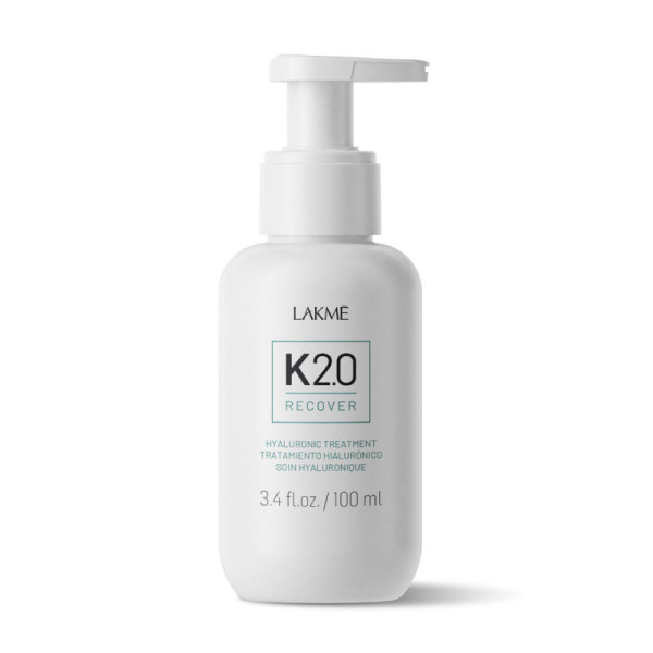 Lakme taastav toode kahjustatud juustele keratiini ja hüalurooniga K2.0 Recover Hyaluronic Treatment, 100 ml