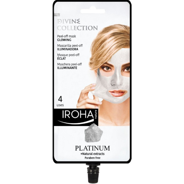 Iroha Divine Collection Peel-off Mask Platinum, eemaldatav, 4 korda