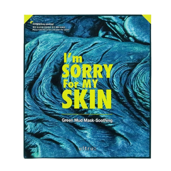 Rahustav näomask I'm Sorry for My Skin Green Mud Mask Soothing, 18 g