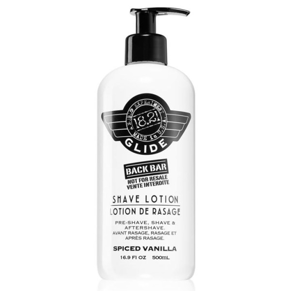 18.21 Man Made Shave Lotion Spiced Vanilla multifunktsionaalne toode meestele: enne raseerimist, raseerimise ajal ja pärast raseerimist, 500 ml