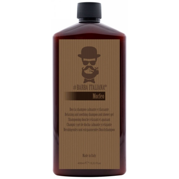 Barba Italiana Morfeo lõõgastav ja rahustav šampoon ja dušigeel, 400 ml