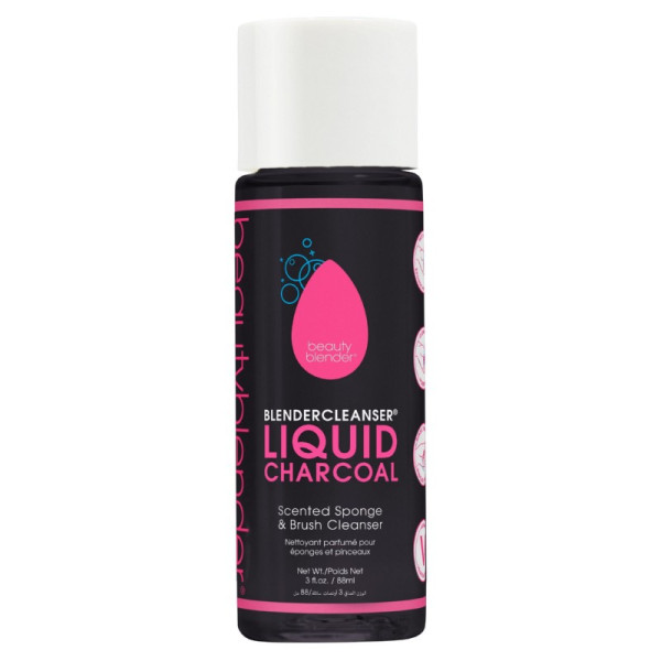 BeautyBlender Liquid Charcoal Cleanser vedel puhastusvahend meigikäsnade ja kosmeetikapintslite jaoks, 88 ml