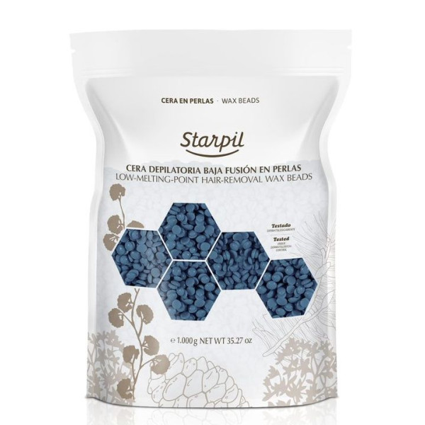 Depilatsioonivaha graanulites Starpil Wax In Pearls Blue 2AB, 1 kg