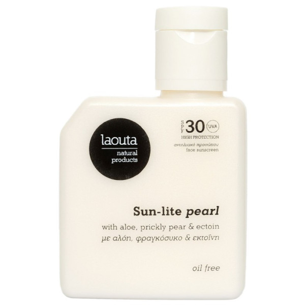 Laouta Sun Lite Pearl õlivaba päikesekaitsekreem, kerge tekstuur, SPF 30, 50 ml