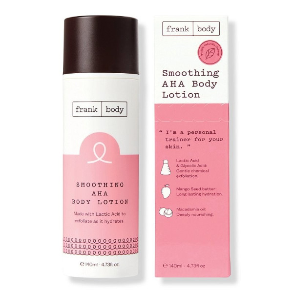 Frank Body Smoothing AHA Body Lotion kehakreem AHA happega, 140 ml