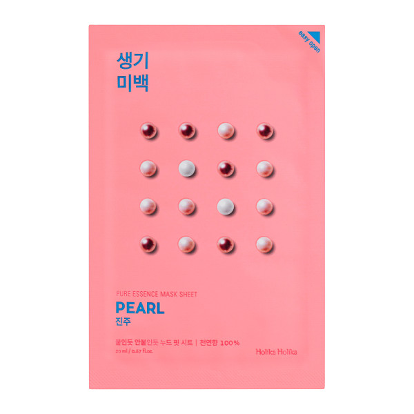 Holika Holika Pure Essence Mask Sheet - Pearl Sheet näomask pärli ekstraktiga, 20 ml