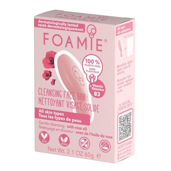 Foamie Face Bar I Rose Up Like This Solid Face Wash kõigile nahatüüpidele