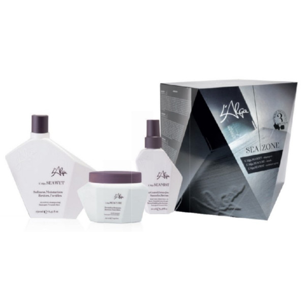  L'Alga Seasonone Kit juuksehoolduskomplekt: šampoon, 250 ml, mask, 250 ml, losjoon - udu, 100 ml