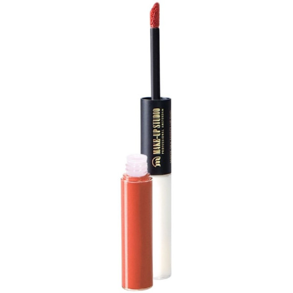 Matt huulepulk Make Up Studio Matte Silk Effect Lip Duo Charming Coral, kahepoolne, 7,6 ml