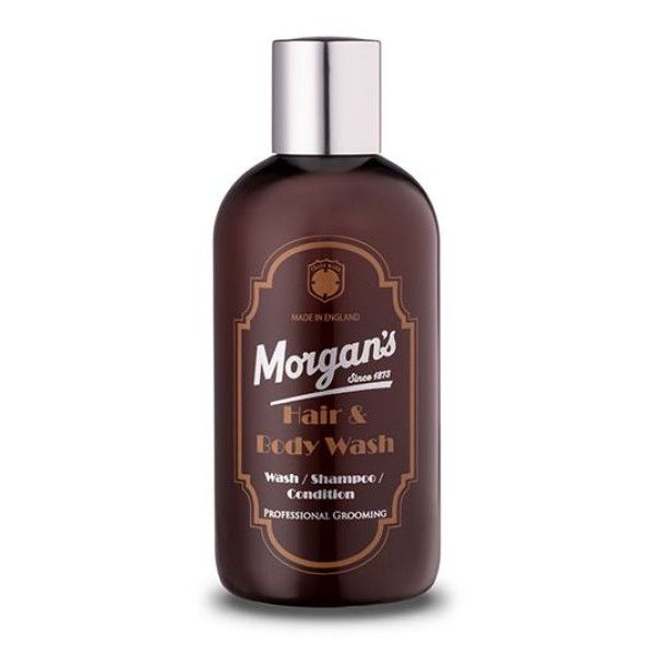 Morgan's Pomade Hair & Body Wash multifunktsionaalne toode meestele 3 ühes: šampoon, palsam ja kehapesu ühes, 250 ml