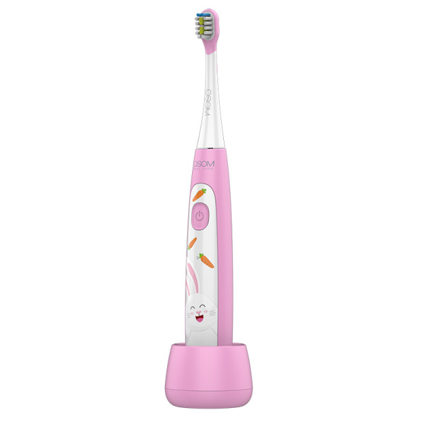 OSOM Oral Care Kids Sonic Toothbrush Pink laste laetav elektriline sonic hambahari, roosa, IPX7