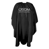 Osom Professional Cutting Cape OSOM007001CAPE keeb lõikamiseks, must, 138 x 160 cm