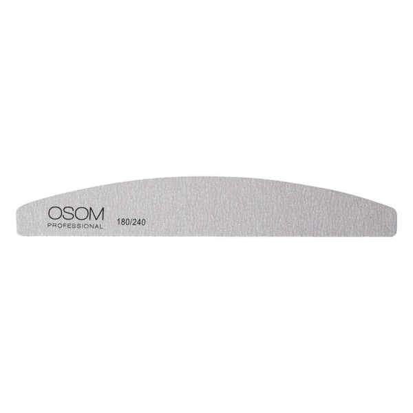 Osom Professional, Half Moon Shape SE179J228240180 küüneviil poleerimiseks, 240/180, 1 tk, 1/12