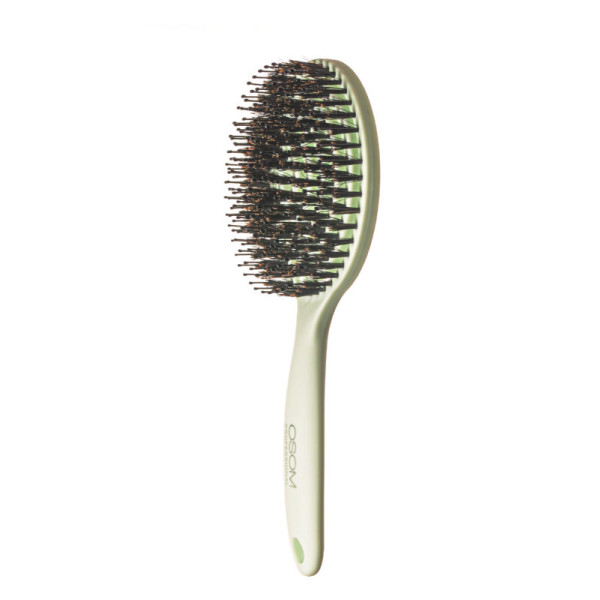 OSOM Professional Lollipop Vent Brush Matte Mint OSOM15486 ümmargune hari juuste kuivatamiseks, piparmünt, nailonharjaste ja kuldi harjastega