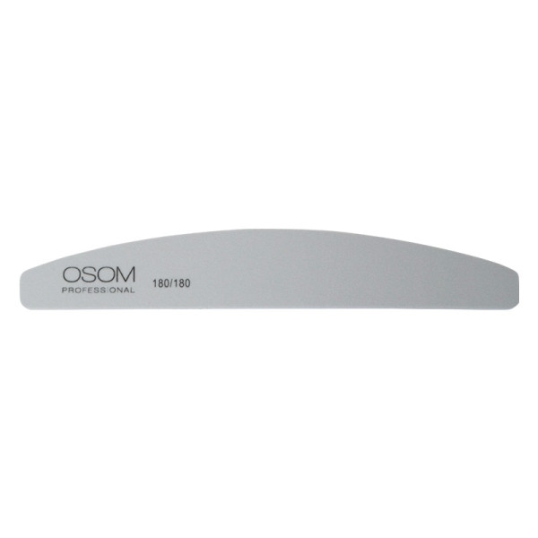 Osom Professional OSOMP18018 Half Moon Shape küüneviil, hall värv, 180/180, 1 tk, 1/12