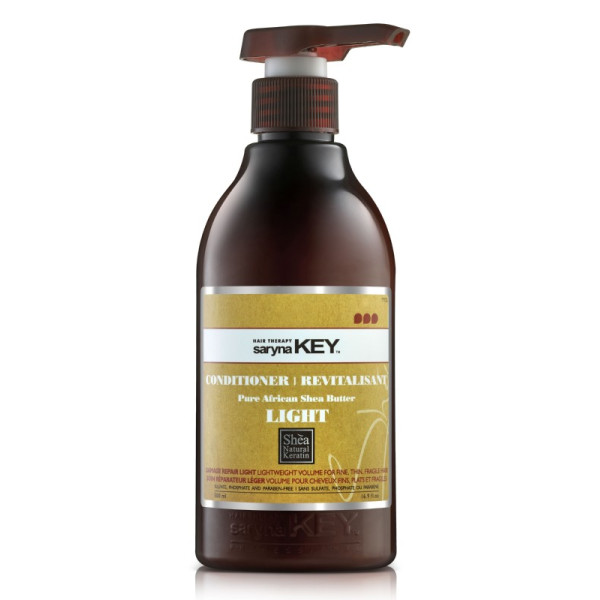 Juuksepalsam Saryna KEY Damage Light Pure African Shea palsam, sheavõiga, taastav, kahjustatud juustele, ei koorma juukseid, 500 ml