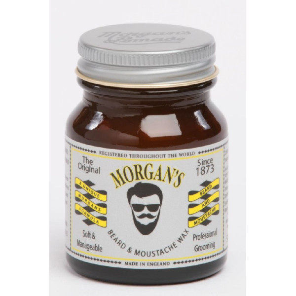 Vaha habeme ja vuntside kujundamiseks Morgan's Pomade Beard & Mounche Wax, 50 g