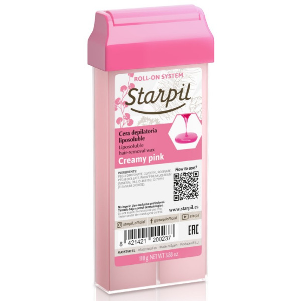 Vaha kassetis Starpil Roll-On Creamy Pink, kreemjas, roosa, 110 g