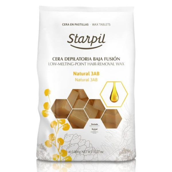 Madala temperatuuriga sulav vaha depilatsiooniks Starpil, naturaalne, 1 kg